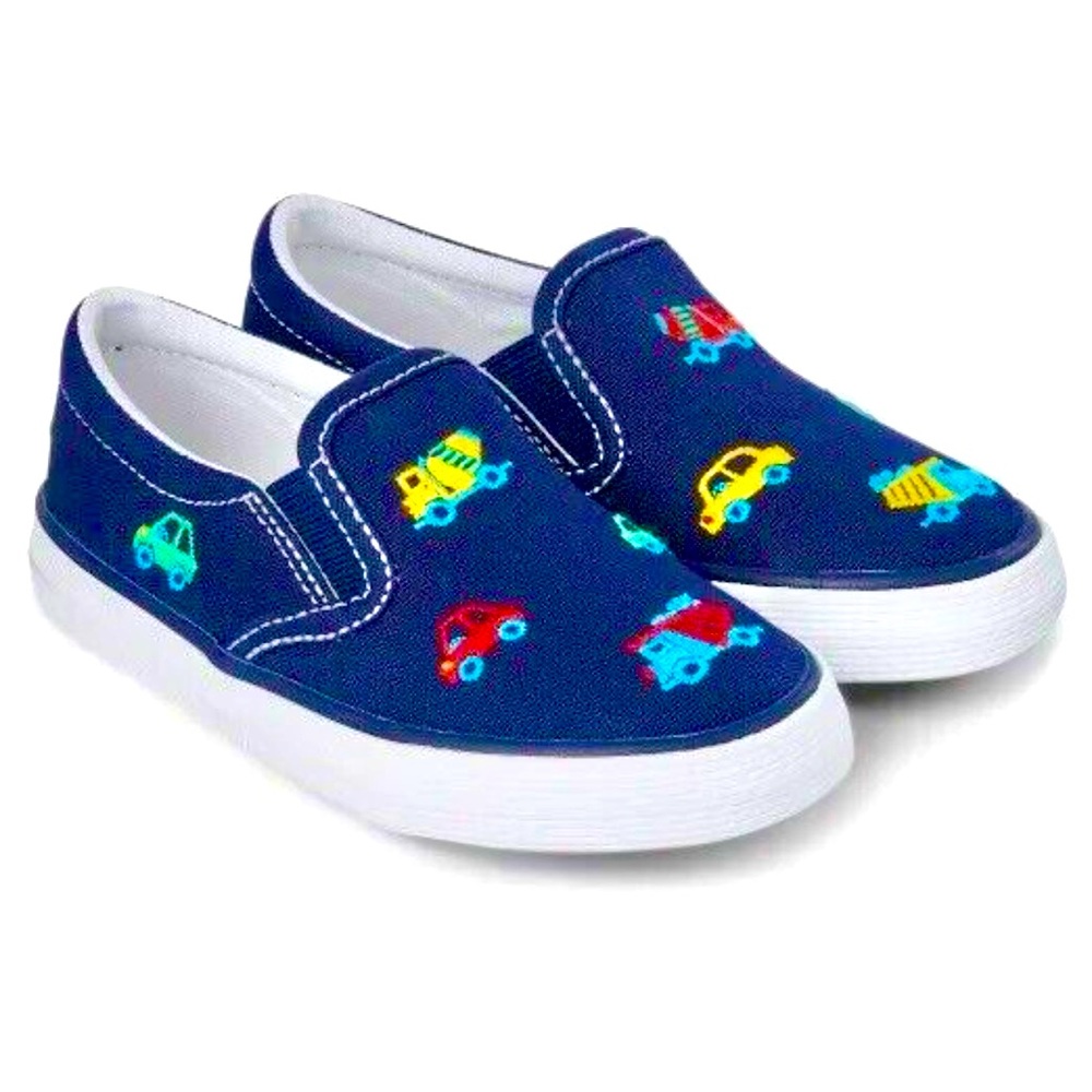 GYMBOREE Slip On Cars 🚗🚕🚙 Sneakers Size 8